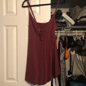 Maroon romper/ dress!